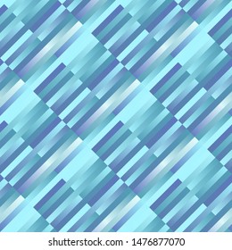 Gradient geometrical seamless diagonal stripe pattern background design - abstract vector graphic