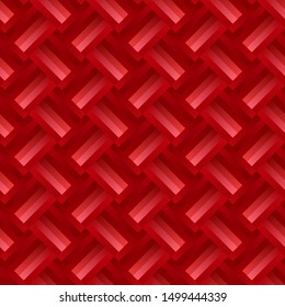 Gradient geometrical seamless zig-zag stripe pattern background design - abstract vector graphic