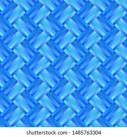 Gradient geometrical stripe pattern background design - abstract vector illustration from diagonal rectangles