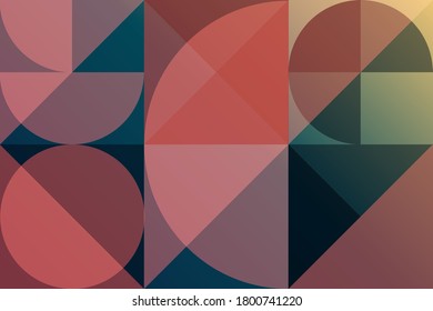 Diseño en baudios de fondo de la plantilla de la cubierta de la geometría de degradado. 