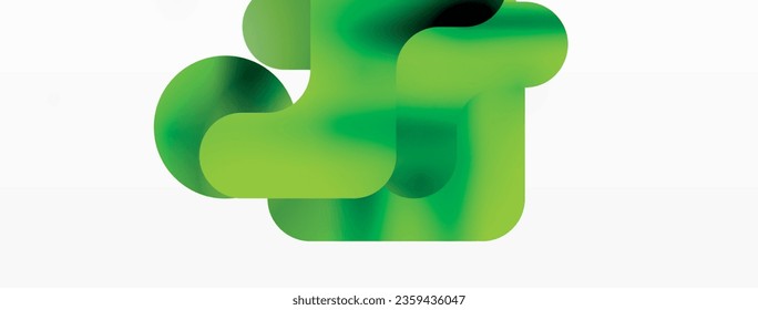 Farbverlauf-Geometrie. Minimalistische Fusion von Linien und Kreisläufen, Crafting-Seren, faszinierender abstrakter Hintergrund