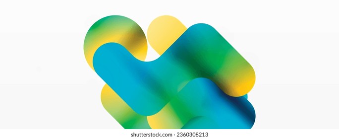 Geometría de degradado. Fusión minimalista de líneas y círculos, sereno de dibujo, fondo abstracto cautivador