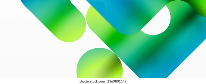 Geometría de degradado. Fusión minimalista de líneas y círculos, sereno de dibujo, fondo abstracto cautivador
