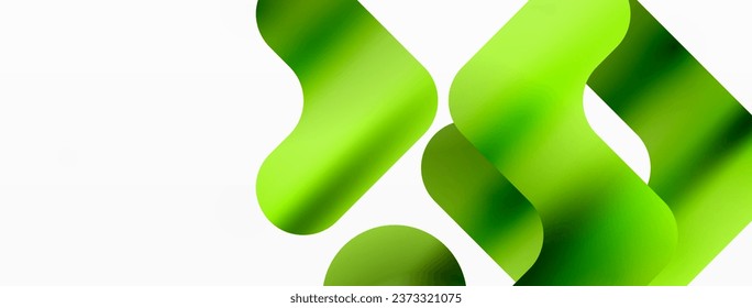 Gradient Geometry. Minimalist Fusion of Lines and Circles, Crafting Serene, Captivating Abstract Background