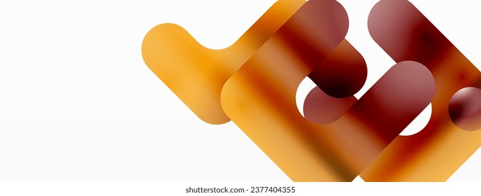 Gradient Geometry. Minimalist Fusion of Lines and Circles, Crafting Serene, Captivating Abstract Background
