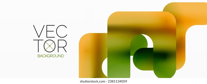 Gradient Geometry. Minimalist Fusion of Lines and Circles, Crafting Serene, Captivating Abstract Background