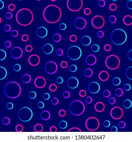 Gradient geometry on blue background. Abstract seamless pattern Violet, blue, pink gradients. Template for packaging, fabrics, advertising, wallpapers, booklets and others.