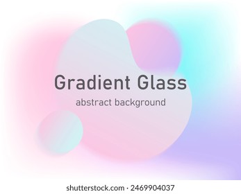 fondo abstracto blanco del vidrio del degradado para la presentación, el diseño digital, la marca de la belleza, y la publicidad social