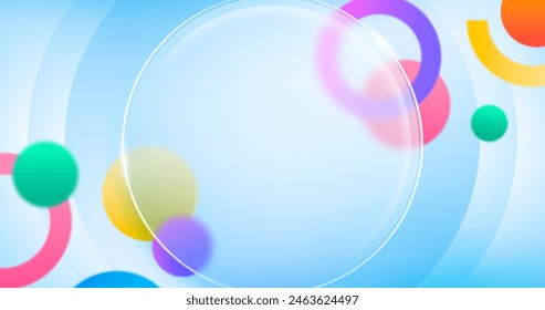 Gradient glassmorphism background vector design in eps 10