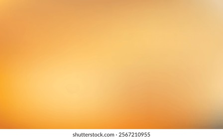 Gradient of Golden Amber Hues, a Smooth Transition from Mellow Yellow to Subtle Orange, Creating a Warm and Inviting Abstract Background Texture