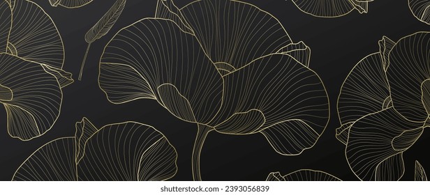 Gradient golden linear background vector design in eps 10