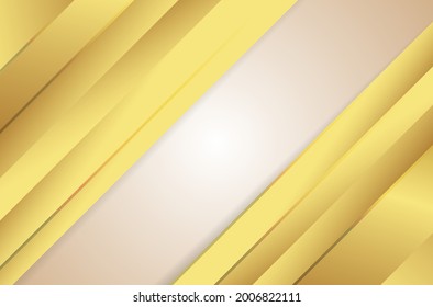 Gradient golden luxury background. - Vector.