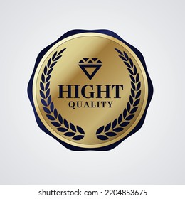 Vector de tarjetas de lujo doradas gradientes
