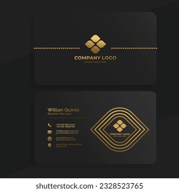 luxury Gradient horizontal card