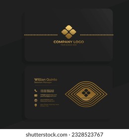 horizontal golden card Gradient
