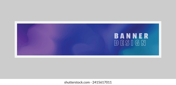 Gradiente de grano abstracto de fondo de banner horizontal vector