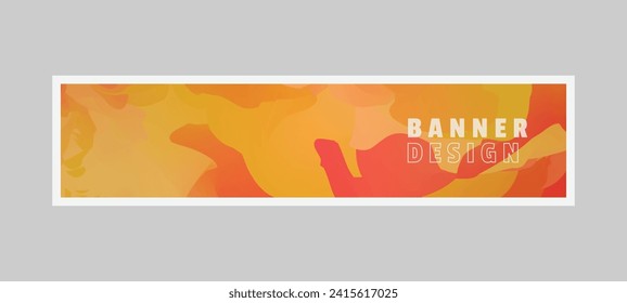 Gradient grainy abstrakte horizontale Bannerhintergrund