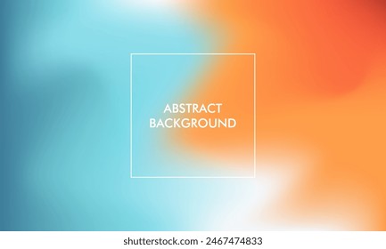 Gradient grainy mesh abstract blur texture background with pastel, orange, white, blue color