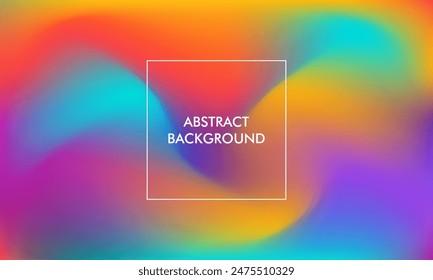 Gradient grainy mesh abstract blur texture background with purple, blue, tosca, yellow, red, pastel color