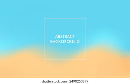 Gradient grainy mesh abstract blur texture background with blue, white, brown, pastel color