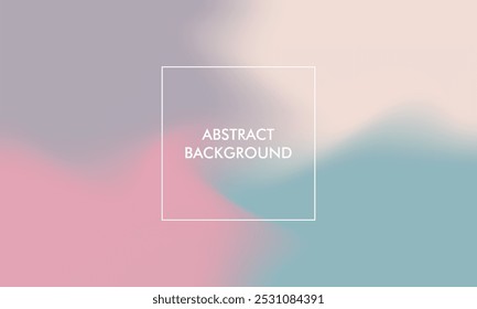 Gradient grainy mesh abstract blur texture background with pink, purple, cream, green color