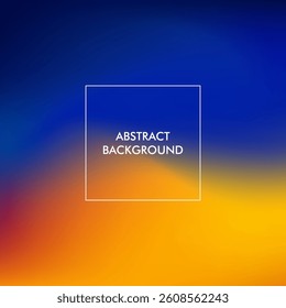 Gradient grainy mesh abstract blur texture background with blue, yellow color