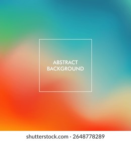 Gradient grainy mesh abstract blur texture background with blue, orange, red, white color