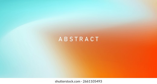 Farbverlauf körnig Mesh abstrakte unscharfe Textur Hintergrund mit orange, blau, Pastellfarbe, Poster, Website, modernes Design