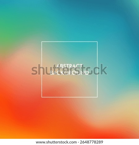 Gradient grainy mesh abstract blur texture background with blue, orange, red, white color