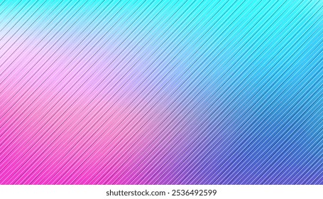 Gradient grainy texture overlay effect, light glow liquid chameleon effect with diagonal lines, blurred background with colorful gradient colors of blue, red and yellow, blur abstract background