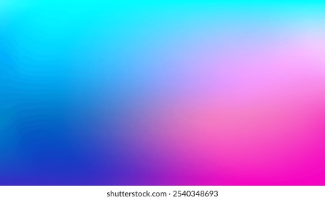 Gradient grainy texture overlay effect, light glow liquid chameleon effect, blurred background with colorful gradient colors of blue, red and yellow, texture blur abstract background