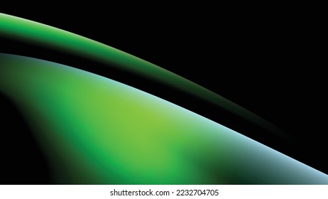 fondo de aurora verde degradado con base negra