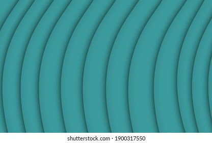 Gradient green background with wavy lines for any type of design