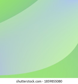 Textura de fondo coloreada abstracta de degradado verde y azul. Patrón de color azul claro y verde, diseño de concepto ecológico natural, marco vectorial liso cuadrado banner de colores suaves pastel
