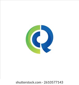 Gradient green and blue logo CCR