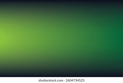 Gradient green color abstract background with dark smooth lighting