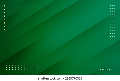 Gradient green color background vector