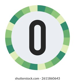 GRADIENT GREEN AND CREAM CIRCLE WITH PROMINENT OLIVE GREEN CAPITAL LETTER “O” IN THE CENTER ON A DARK BLACK BACKGROUND.