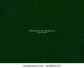 Gradient green flat block geometric premium background.