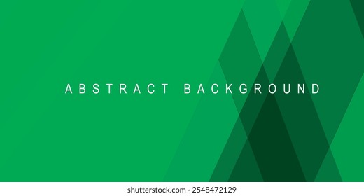 Fondo futurista verde degradado. Formas superpuestas con líneas superpuestas y luces.