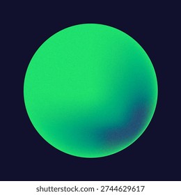 Esfera ruido verde degradado