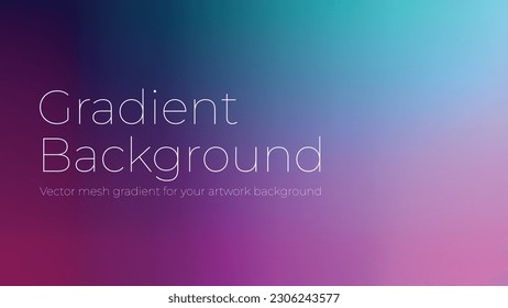 Gradient green pink abstract vector background. Design for artwork, presentation, slide, document,  landing page, banner, quote, video, website, etc.