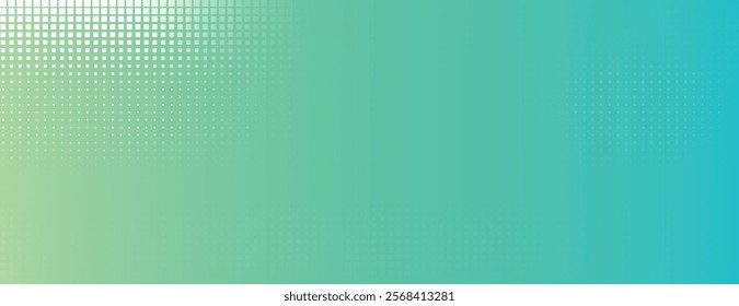 Gradient green teal background with a dotted texture. The background is vibrant and modern. Green and teal hues dominate the background. Minimal halftone texture, halftone dotted background vector