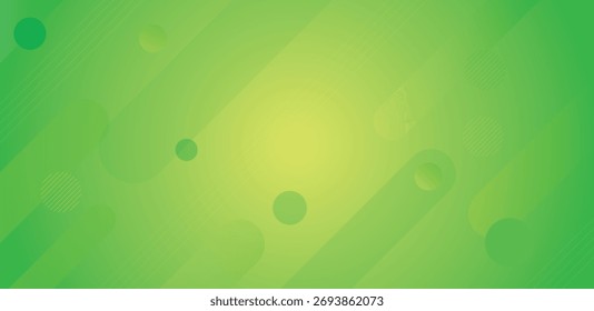 Farbverlauf grün gelb abstrakter geometrischer Hintergrund . Hellgrüne Vektorabdeckung mit langen Linien. Leuchtende farbige Illustration mit schmalen Linien. Das Muster kann für geschäftliche Anzeigen, Broschüren verwendet werden