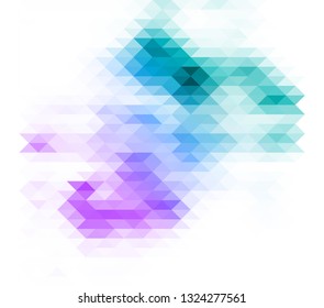 Gradient Grid Mosaic Background, Creative Design Templates. Abstract Geometric shape full Color.  