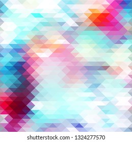 Gradient Grid Mosaic Background, Creative Design Templates. Abstract Geometric backgrounds full Color.  
