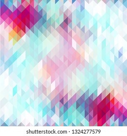 Gradient Grid Mosaic Background, Creative Design Templates. Abstract Geometric backgrounds full Color.  