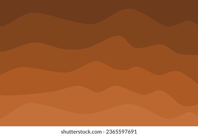 Gradient ground layer background. Design of underground textured. Horizontal ground layer wallpaper.