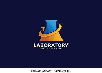 Gradient Growth Laboratory Logo Business