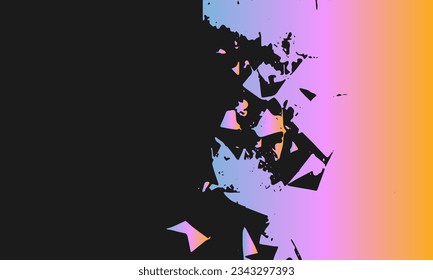 Gradient grunge background. Vector texture background.
